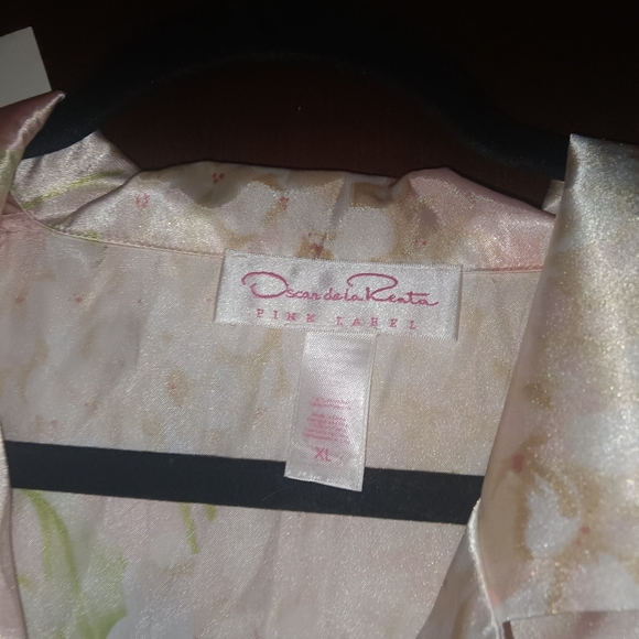 OSCAR DE LA RENTA Silky pajama top XL - Picture 7 of 8